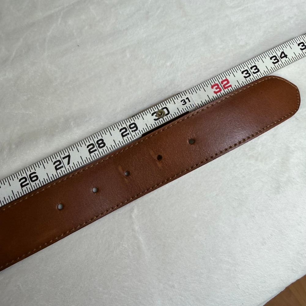 The‎ Limited Leather Belt Womens Small Brown Vintage Made in Italy Beaded Boho - Picture 7 of 8